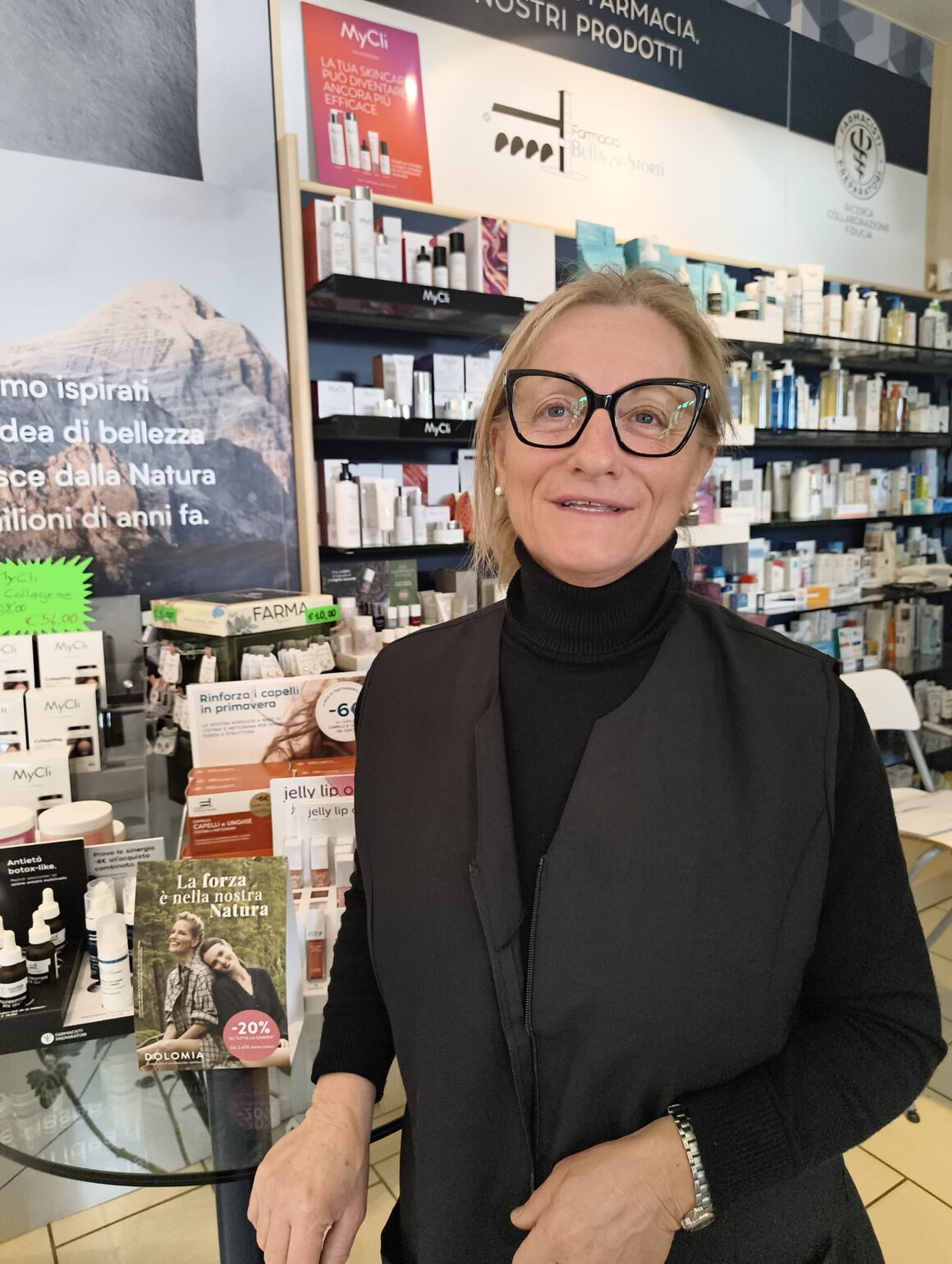 Assistenza clienti in farmacia